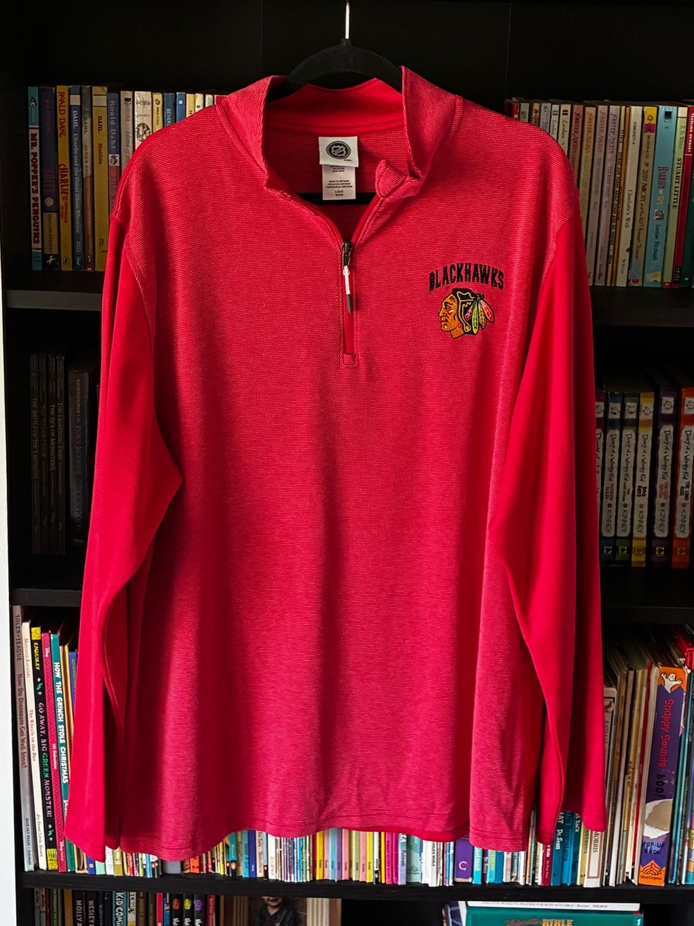 NHL Chicago Blackhawks Half-Zip Pullover / Clark Griswold